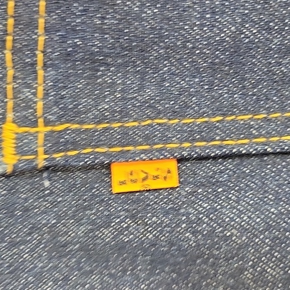 Levi's Men's Orange Tab Deadstock 1994 Blue Jeans 505 42 X 32 Cotton USA - Picture 3 of 8